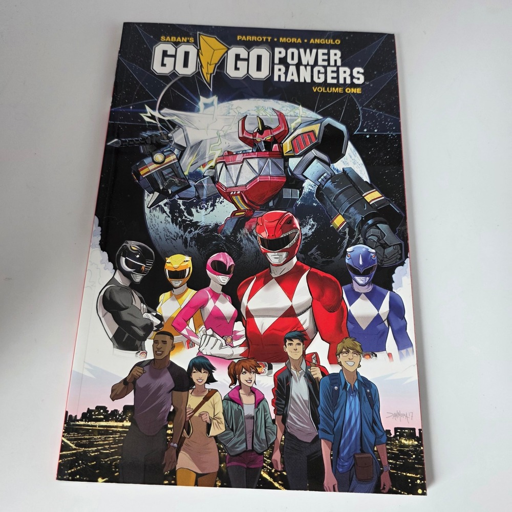 Go Go Power Rangers Volume One TPB Comic Book 2018 First Printing Dan Mora